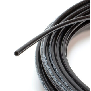 Polyamidrohr schwarz  innen 2 mm