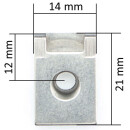 Schnappmutter (Blechmutter) M5 EDELSTAHL