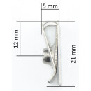 Schnappmutter (Blechmutter) M5 EDELSTAHL