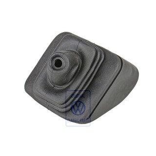 Faltenbalg Schalthebel Tunnel mit Luftkanal schwarz