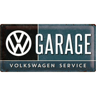 Blechschild "VW Garage Service" XXL