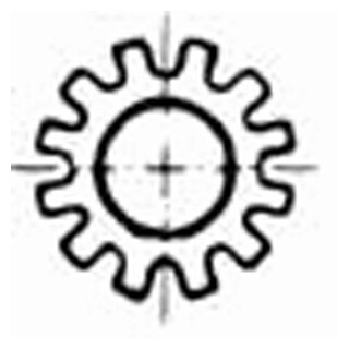 Zahnscheibe M7 Form A verzinkt DIN 6797