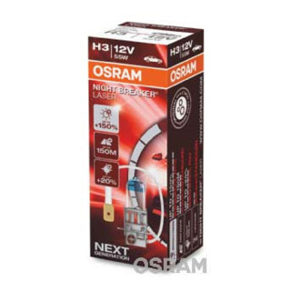 Glühlampe 12 V 55 W -H 3-  OSRAM Nightbreaker Laser
