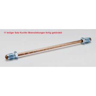 Bremsleitungssatz KUNIFER VW Bus T3 1980 - 1985 MIT BKV, OHNE ABS