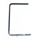 Rahmen f&uuml;r Drehfensterscheibe hinten links