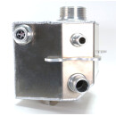 Ausgleichsbehälter Aluminium ab 5/83, Stutzen oben 17 mm, unten 25 mm Wasserstandsgeber ab 89 orig. VW