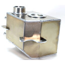Ausgleichsbehälter Aluminium ab 5/83, Stutzen oben 17 mm, unten 25 mm Wasserstandsgeber ab 89 orig. VW