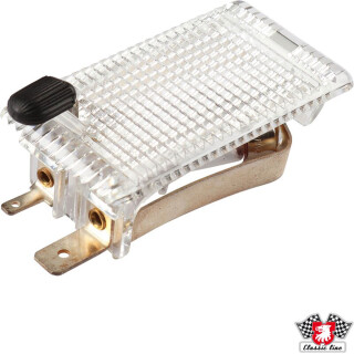 Leuchte für gepolstertes Armaturenbrett