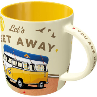 Tasse VW Bulli "Lets get away"