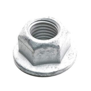 Sechskantmutter mit Flansch M12 x 1,5 Zink Lamelle