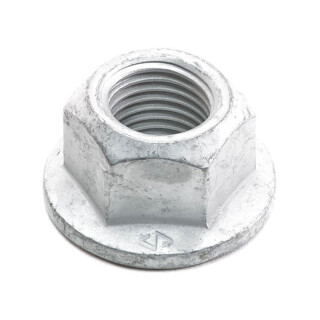 Sechskantmutter mit Flansch M14 x 1,5 Zink Lamelle