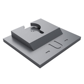 T4 Halterung U für Verkleidung Schiebetür