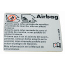 T4 Kennschild Airbag in Spanisch