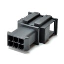 Flachkontaktgehäuse 6-polig