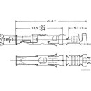 Crimpkontakt Rundsteckhülse CI2 1,5 mm² - 2,5 mm²