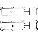 LED - Blinkgeber 12V 3+1