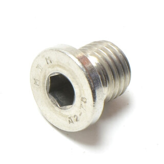 Verschlussschraube mit Bund M12x1,5 A2
