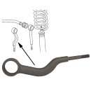 Stütze für Stabilisator gebogen bis...