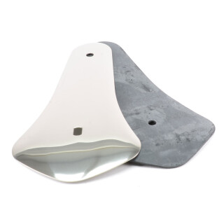 Haubengriffunterlage vorne Chrom bis 67