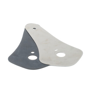 Haubengriffunterlage vorne Chrom ab 68