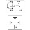 Relais 12 Volt 40 A mit Widerstand