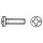 Linsenschraube 5 x 8 verzinkt
