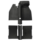 Satz Bodenbelag Gummi ab 8/72 auch Cabrio, schwarz