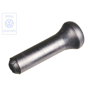 Knopf für Türverriegelung satinschwarz