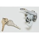 Schlo&szlig; f&uuml;r Motorklappe verchromt 8/64 - 7/66...