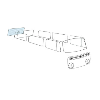 Heckscheibe heizbar Klarglas ab 63