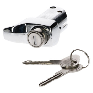 Schloß für Motorklappe verchromt abschließbar 8/71 - 7/79