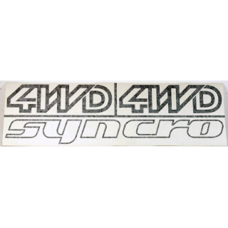 Dekor Syncro/4WD schwarz