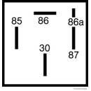 Relais Kraftstoffpumpe 12 V 30 A