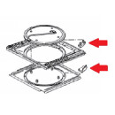 Gleitst&uuml;cke Drehsitzkonsole
