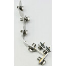 Halter (Satz) EDELSTAHL Kunststoffstoßstange hinten