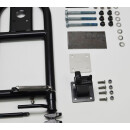 Reserveradträger links EDELSTAHL