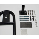 Reserveradträger links EDELSTAHL