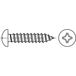 Blechschraube Linsenkopf 4,8 x 38