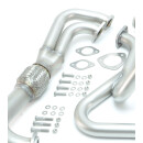 SATZ Abgasrohre Edelstahl 2 WD mit seitlichem Rohr