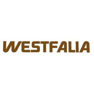 Schriftzug Westfalia braun
